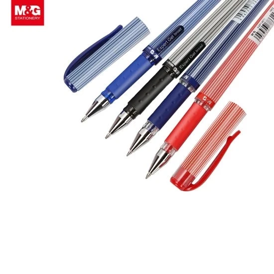 Pulpen / Ballpen Gel Pen M&G Stick Expert Barrel With Stripe 0.7mm AGP13671